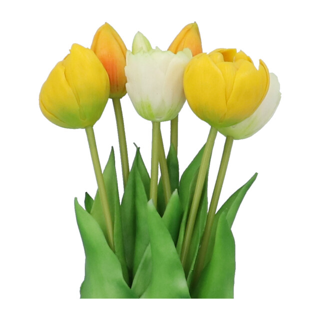 Kopu ® kunstbloemen bos tulpen mix 7 stuks 39 cm - 2612781 large