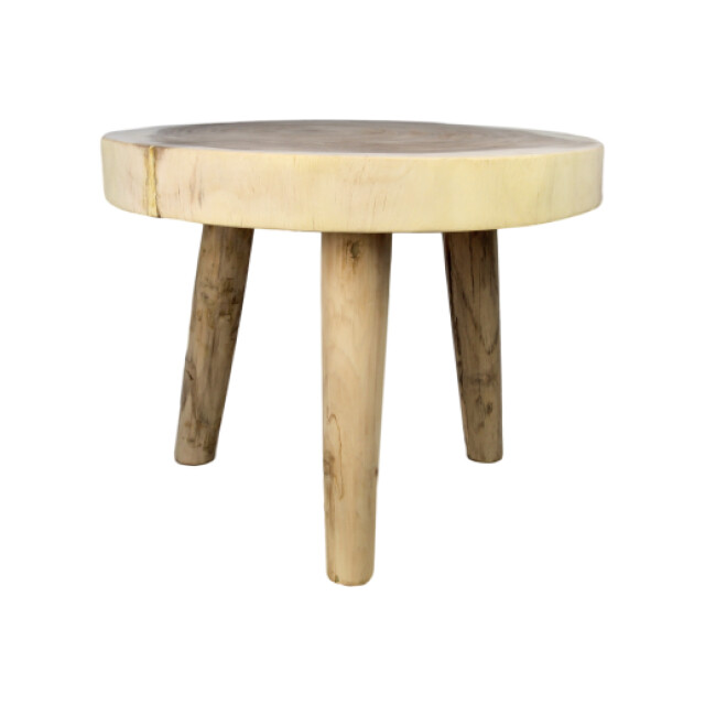 HSM Collection -ronde bijzettafel boomschijf-ø50x40--munggur 2923170 large