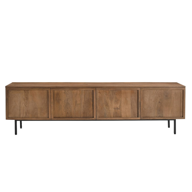 Livingfurn tv meubel elan 180x50x40 cm mangohout 2936309 large
