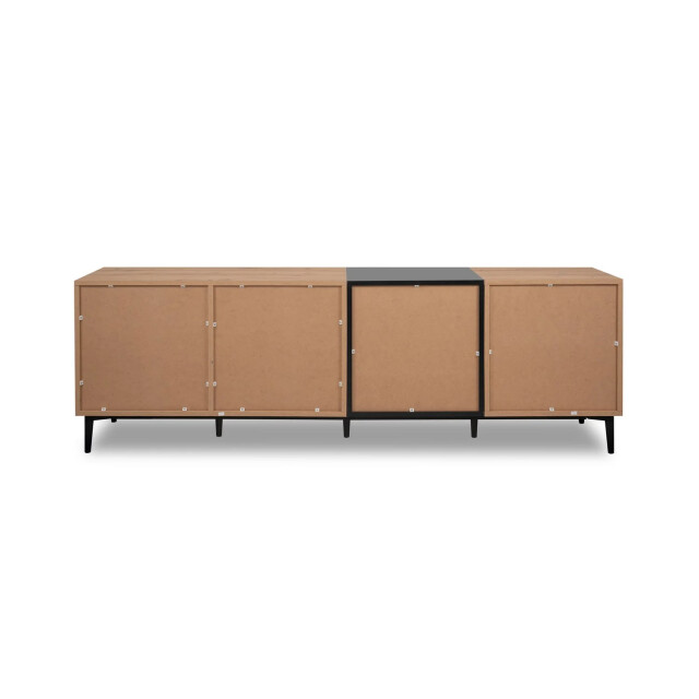 CaliCosy Buffet bas 4 deuren decor licht hout l200 cm nola 2932062 large