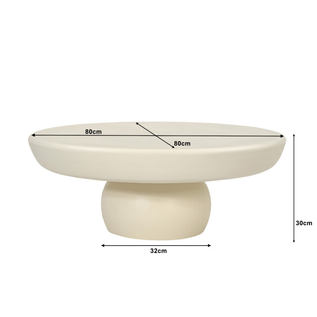 Brix salontafel dune - mdf/beton 80 cm 2945534 large