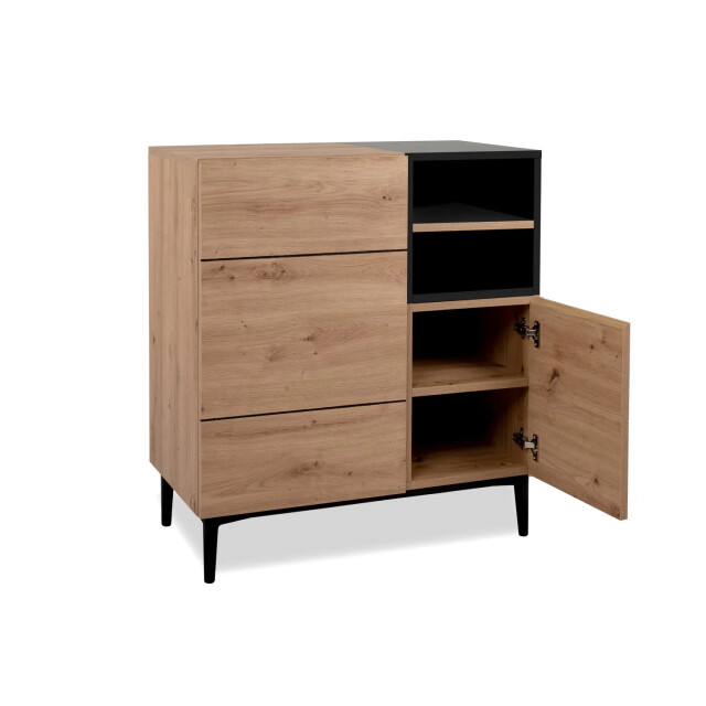 CaliCosy Buffet hoog 2 deuren 2 nissen l80 cm nola 2931922 large