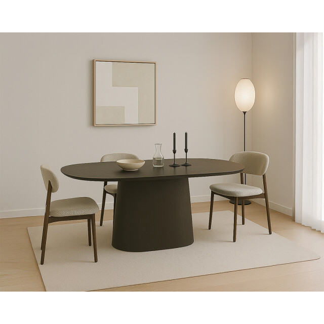 Livingfurn eetkamertafel tobago espresso 200cm - 3186127 large