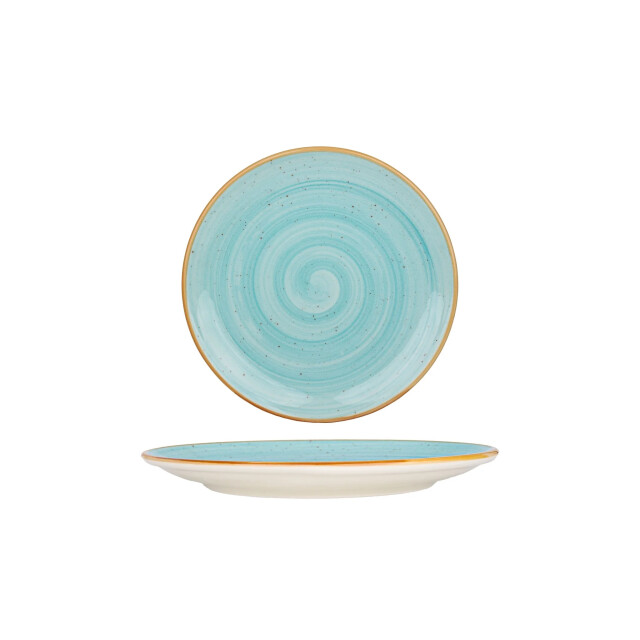 Bonna Dessertbord aqua porselein 21 cm set van 6 3069372 large