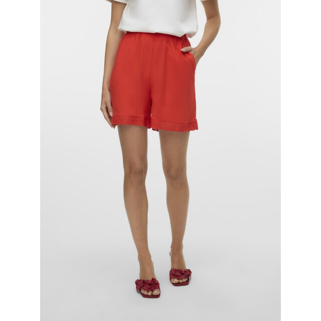 Vero Moda vmeasy joy hw lace shorts wvn ga 10328819 fiery red 06902.640.0094 large