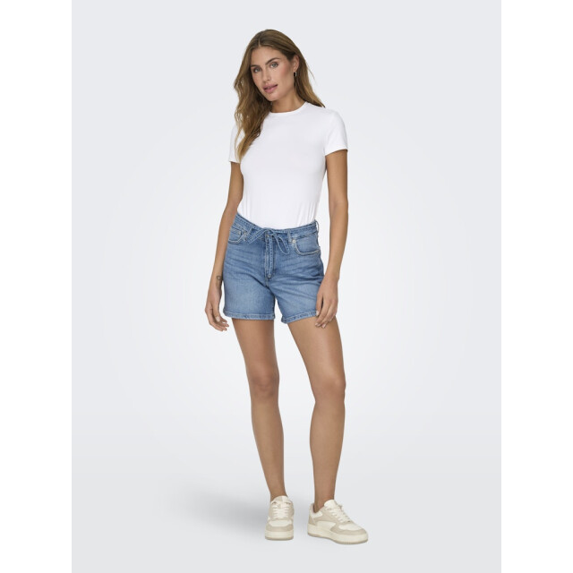 Only onlgianna mw belted shorts azg dnm 15340706 medium blue 06901.265.0006 large