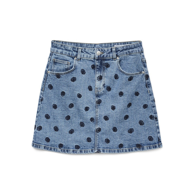 Vero Moda vmsolveig mr short dnm emb skirt vi 10330427 medium denim 06411.211.0026 large