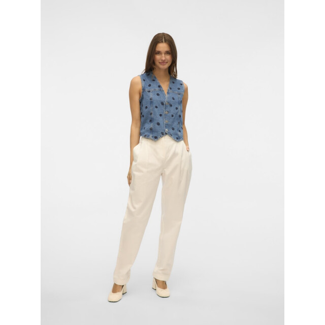 Vero Moda vmalina sl denim waistcoat vi3495 10330443 medium blue denim 06226.265.0026 large