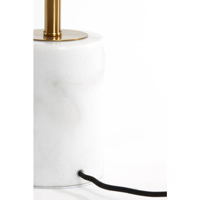 Light & Living Tafellamp antiek-brons glas mat medina Ø 25 x 47cm 1874226 large