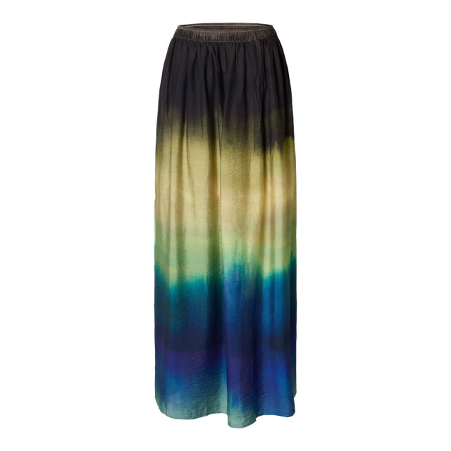 Selected Femme slfvilmi hw aop maxi slit skirt b 16097918 chestnut 06415.500.0007 large