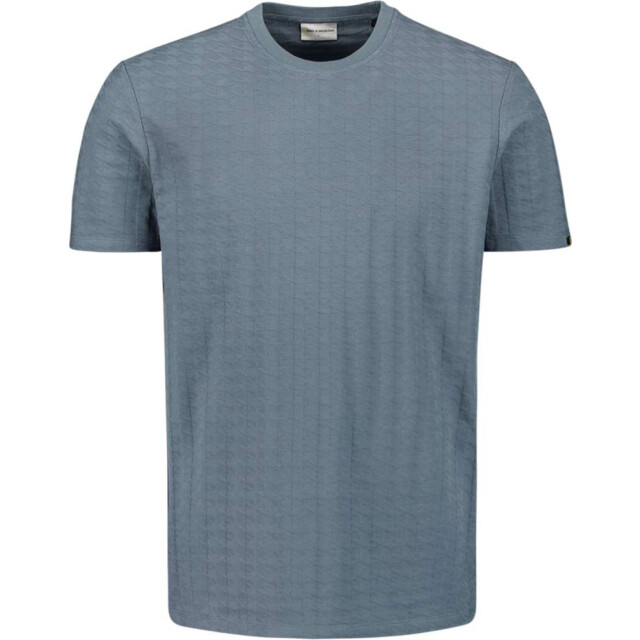 No Excess T-shirt crewneck solid relief jacqu washed blue 28320431-137 large