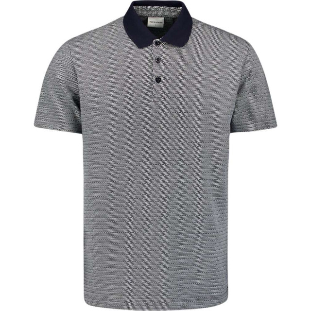 No Excess Polo 2 coloured jacquard deep blue 27380350-096 large