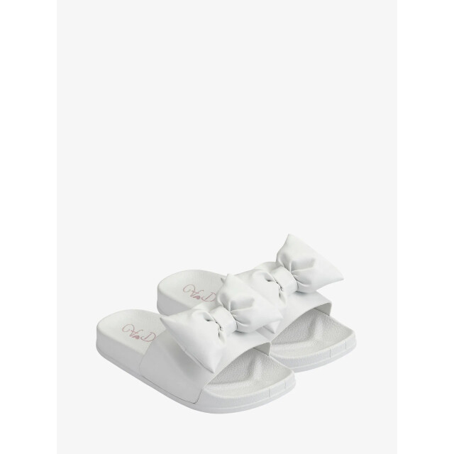 ADee Meisjes slippers bowty S255105-1001-BRIGHT-WHITE large