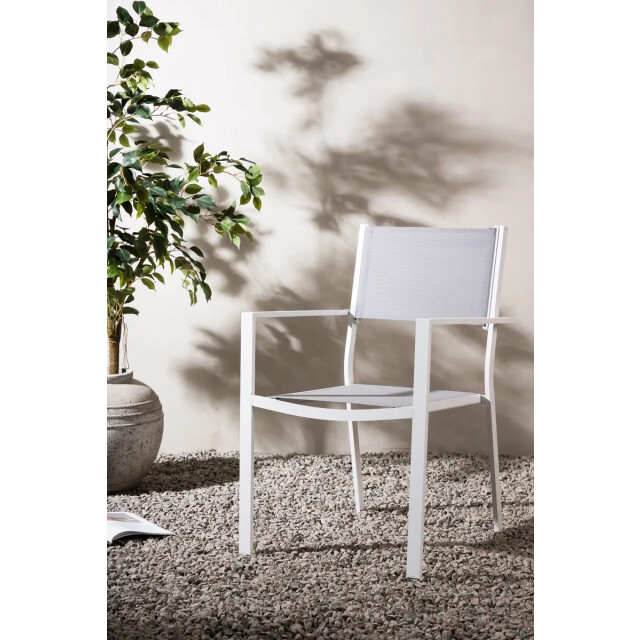 Nest Outdoor Narda aluminium tuinstoel licht met armleuningen set van 4 3195723 large