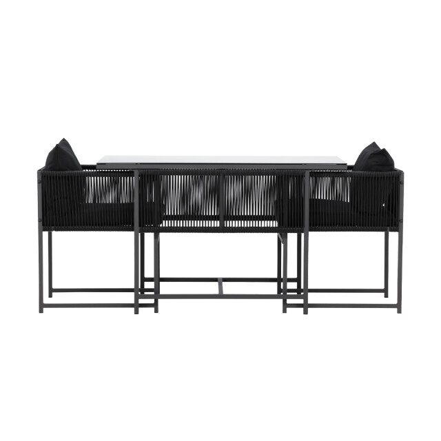 Nest Outdoor Ragnar tuinset 3 delig twee stoelen en een tafel – met zitkussens 3195742 large