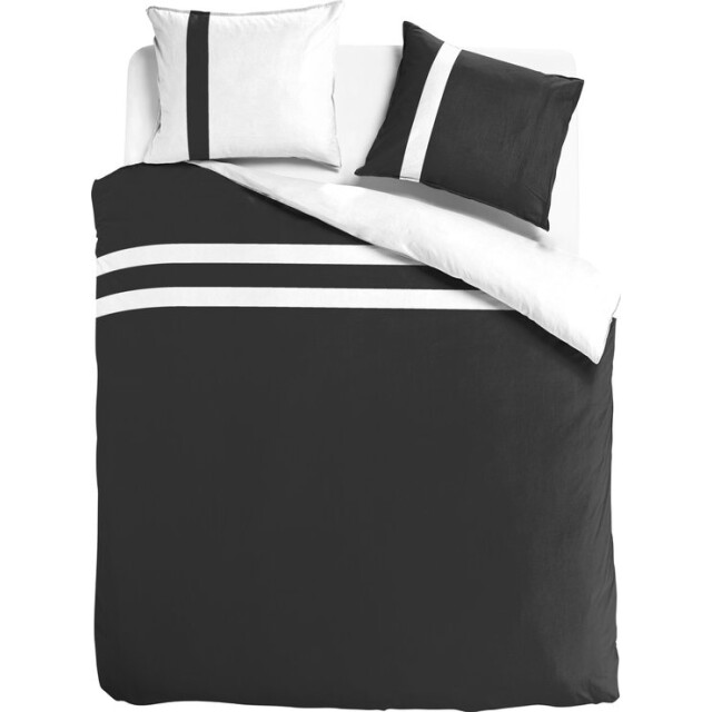 DoubleDry Luxe dekbedovertrek stripe egyptisch percal katoen 140x200/220 - 2825680 large