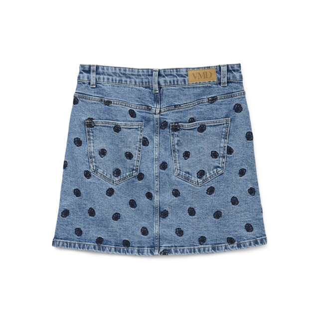 Vero Moda vmsolveig mr short dnm emb skirt vi 10330427 medium denim 06411.211.0026 large