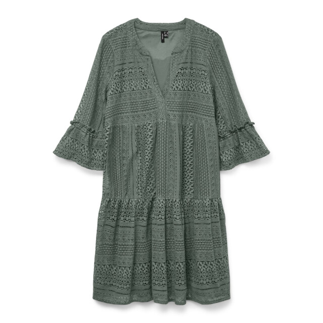 Vero Moda vmhoney lace 3/4 v-neck tunic wvn g 10275875 laurel wreath 06311.369.0001 large