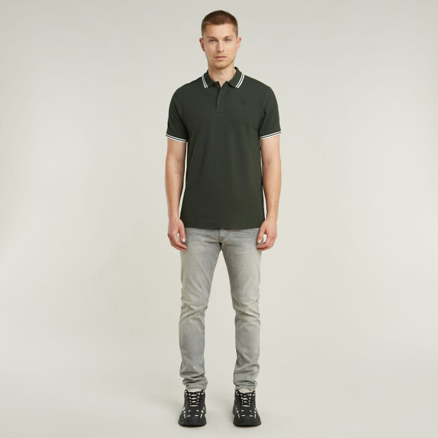 G-Star dunda slim stripe polo d17127-5864 995 asfalt 05311.970.0004 large