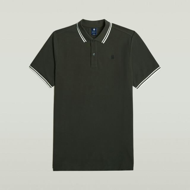 G-Star dunda slim stripe polo d17127-5864 995 asfalt 05311.970.0004 large