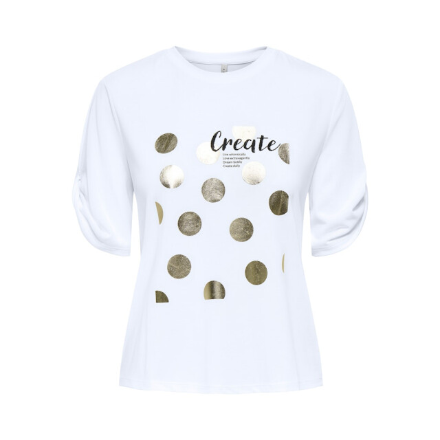 Only onlfree life s/s create top box jrs 15349921 bright white 06011.100.0251 large