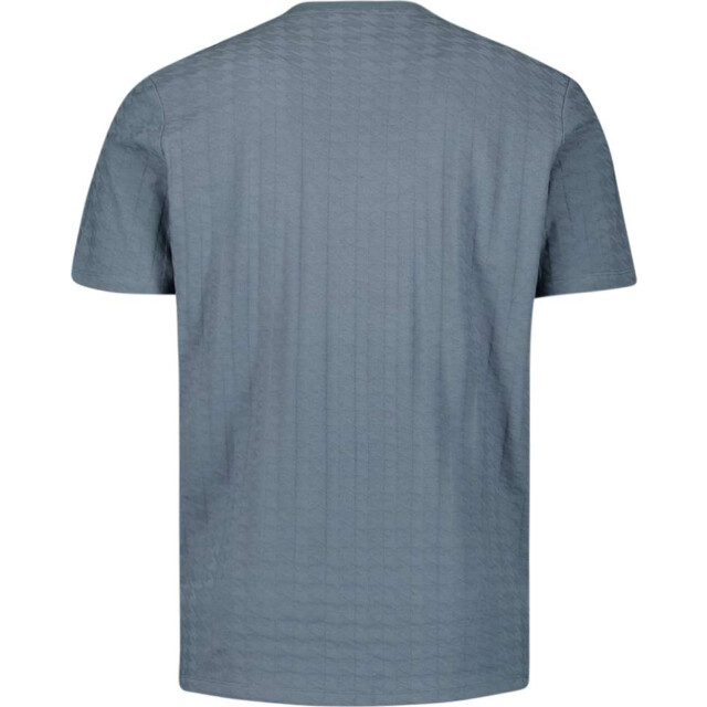 No Excess T-shirt crewneck solid relief jacqu washed blue 28320431-137 large