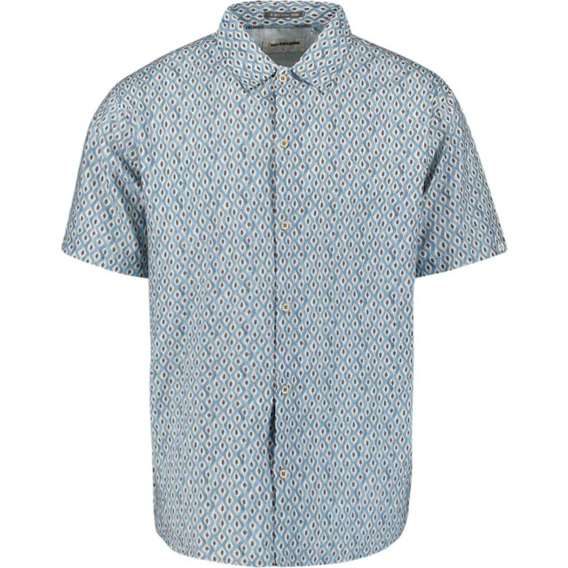 No Excess Shirt short sleeve allover printed sky 28460434-134 large