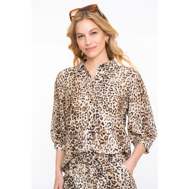Geisha 53486-20 blouse panter 53486-20  Blouse panter large