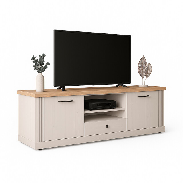 CaliCosy Tv-meubel met 1 nis, 2 deuren en 1 lade l211 cm country 3042327 large