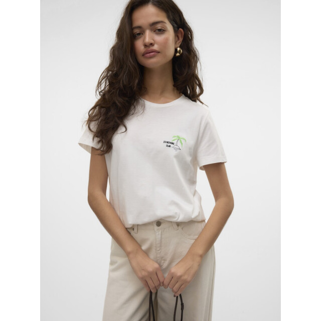 Vero Moda vmsara francis ss top box jrs 10328157 cloud dancer 06011.198.0146 large