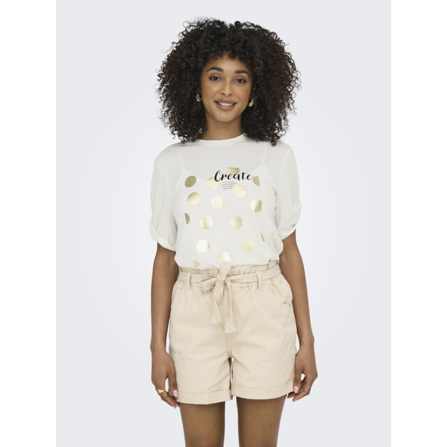 Only onlfree life s/s create top box jrs 15349921 cloud dancer 06011.198.0094 large