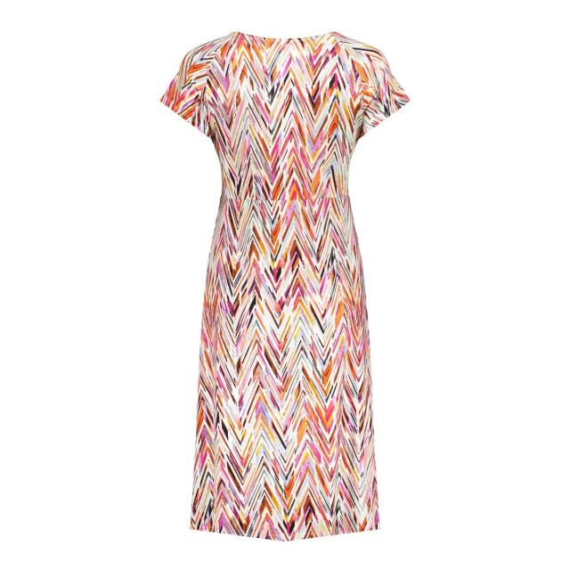 Geisha dress v-neck short aop 57366-60 june 450 pr.03-25-2 r 06313.640.0009 large