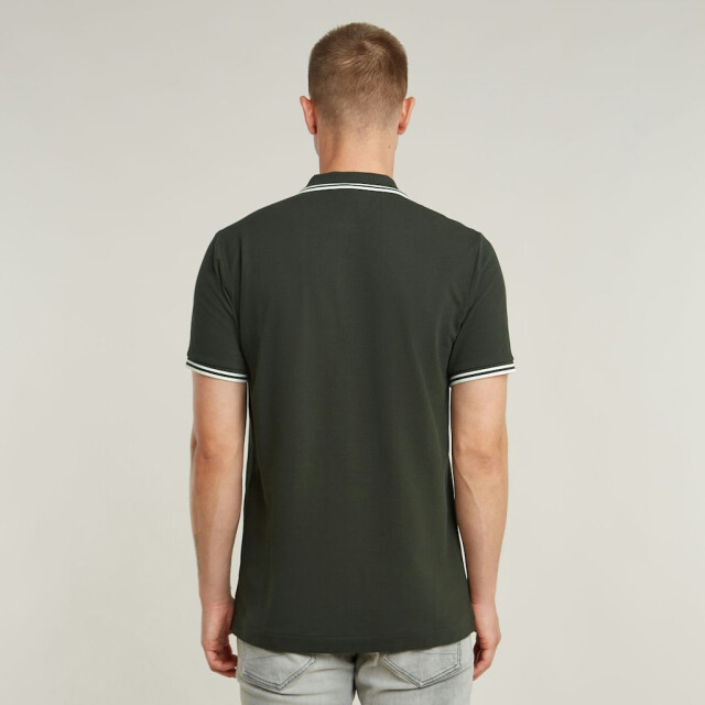 G-Star dunda slim stripe polo d17127-5864 995 asfalt 05311.970.0004 large