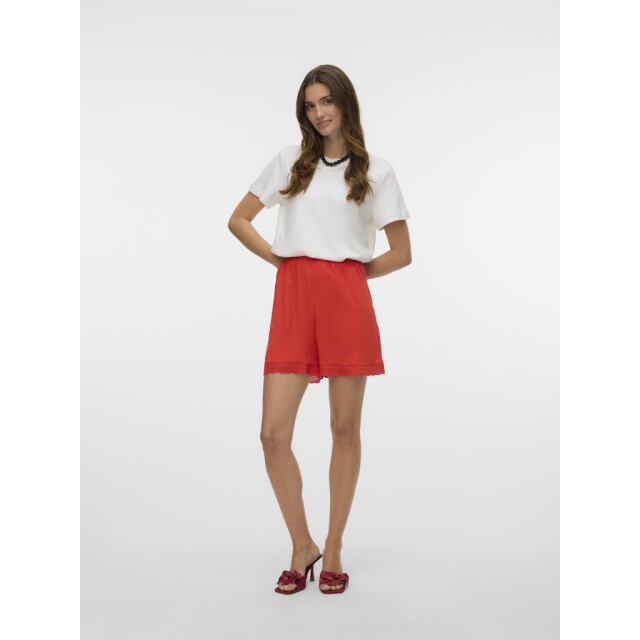 Vero Moda vmeasy joy hw lace shorts wvn ga 10328819 fiery red 06902.640.0094 large