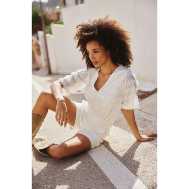 Lofty Manner shirt km qe14 top zoey 100 white 06011.100.0256 large
