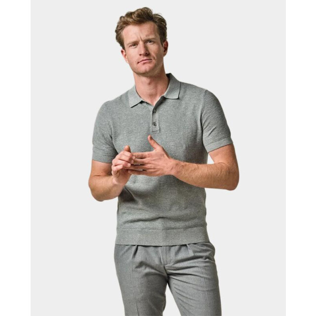 Profuomo Polo korte mouw knitted ppwd10005d/z2 183925 large
