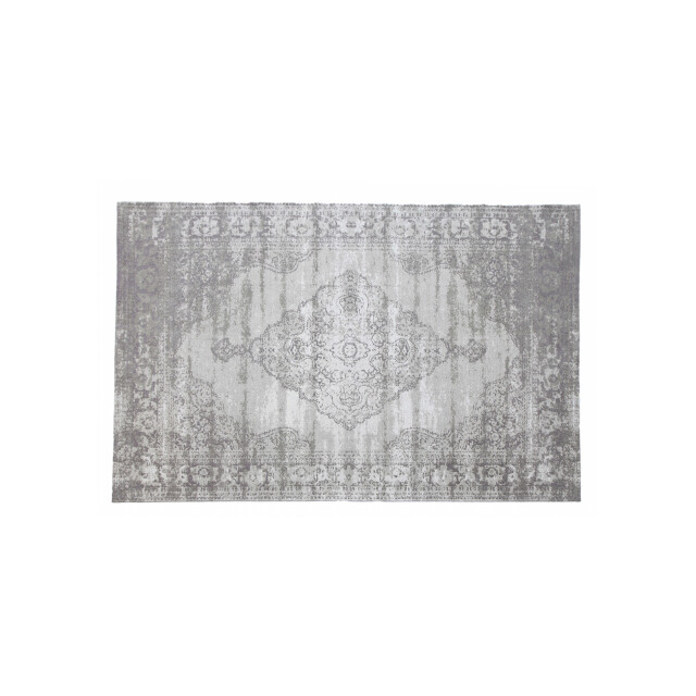 Brix vloerkleed kelly charcoal grey 200x290x1 katoen 2058599 large