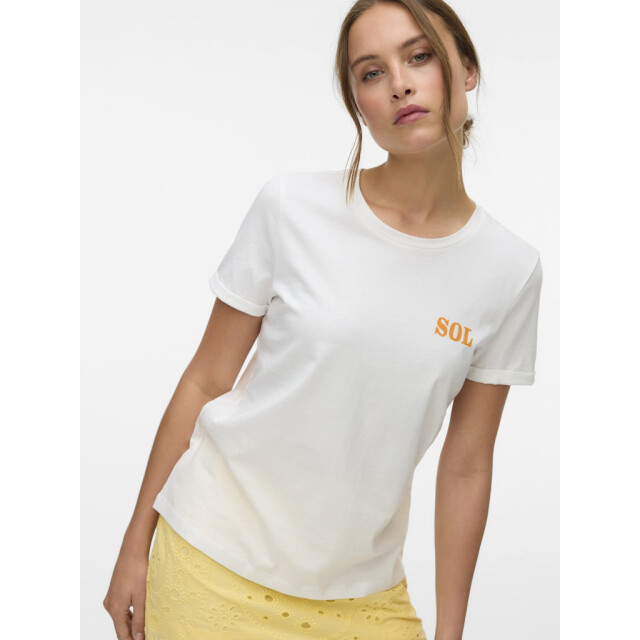 Vero Moda vmella s/s o-neck t-shirt jrs btq g 10333613 sunroom 06011.112.0175 large