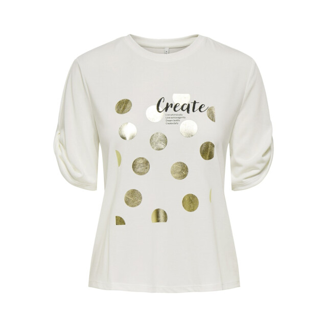 Only onlfree life s/s create top box jrs 15349921 cloud dancer 06011.198.0094 large