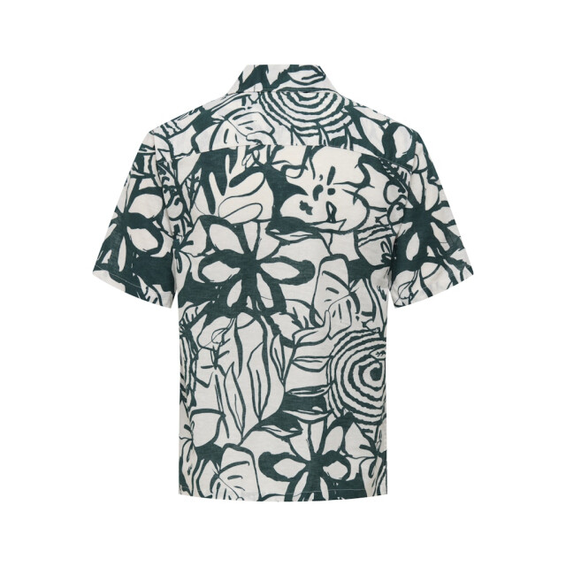 Only & Sons onscaiden reg fit aop shirt 22032833 anitque white 05631.100.0236 large