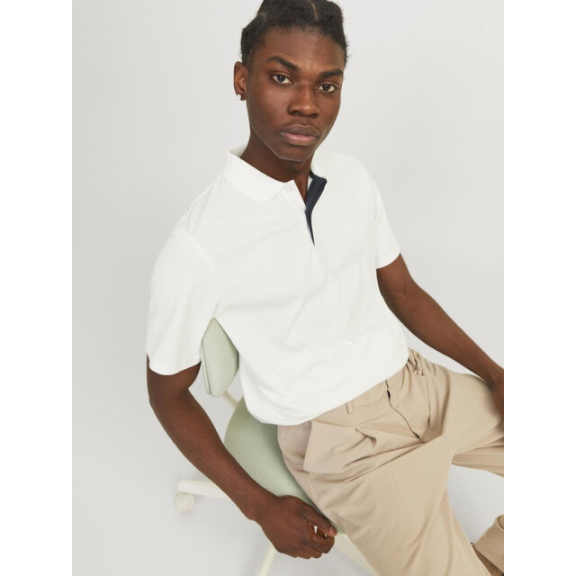 Jack & Jones jprccrodney ss polo sn 12251180 cloud dancer 05311.198.0014 large
