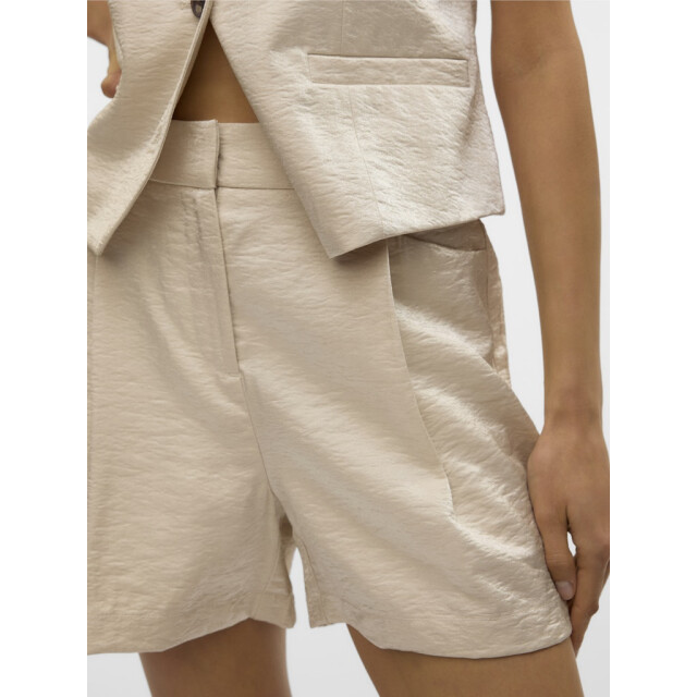 Vero Moda vmliana mw shiny shorts 10328649 oatmeal 06902.190.0002 large