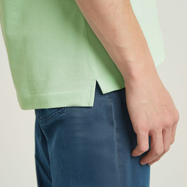 G-Star dunda slim stripe polo d17127-5864 g992 birds egg green 05311.340.0019 large