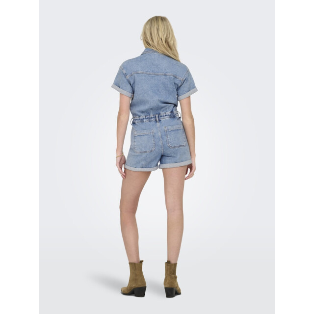 Only onlcastel s/s dnm playsuit azg 15344704 light blue denim 06357.260.0027 large