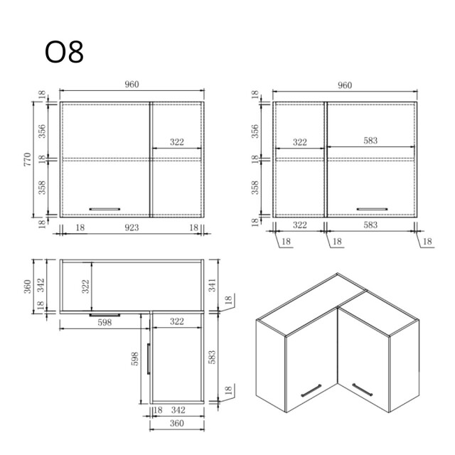 Wasophoogte Keukenkast – module o8 – pure 3195654 large