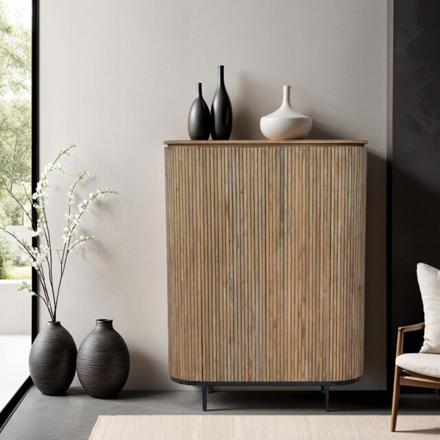 Livingfurn kabinetkast lausanne teakhout 150cm 2948625 large