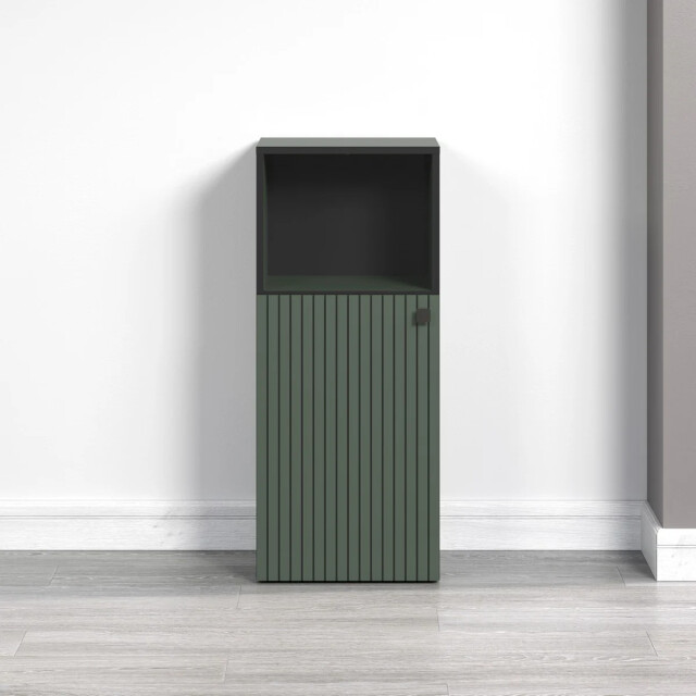 CaliCosy Lage badkamerkast met 1 deur en 1 open vak l40 cm purebliss 3042305 large
