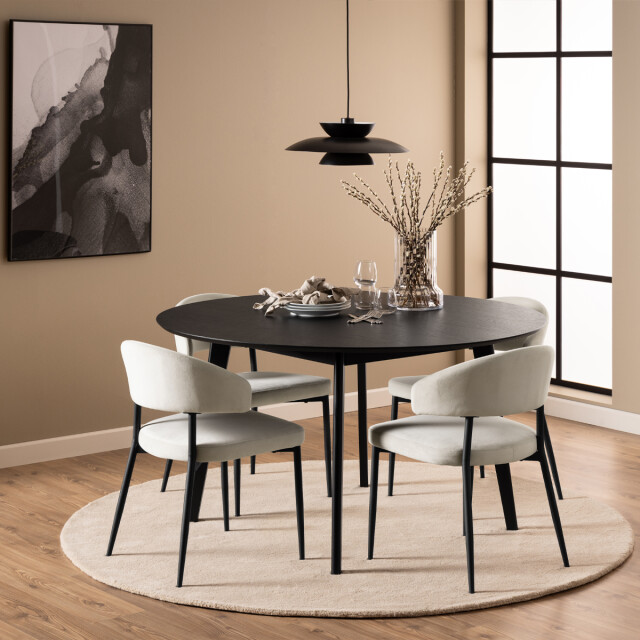 Lisomme Jade houten eettafel Ø 140 cm 2028694 large