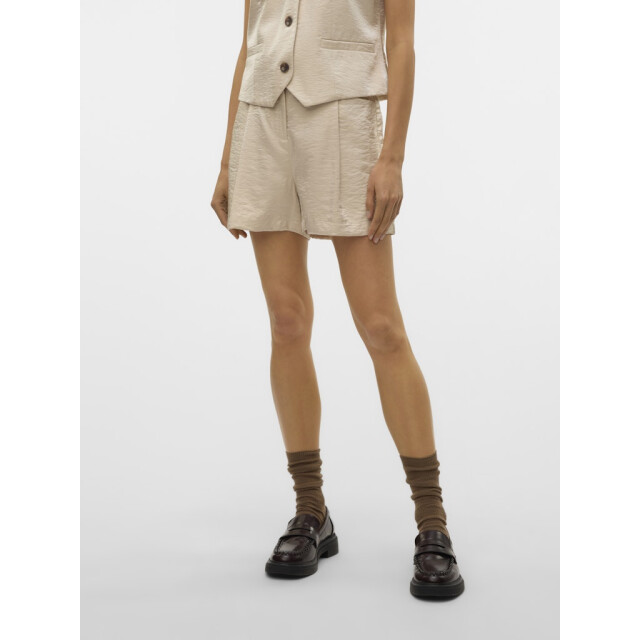 Vero Moda vmliana mw shiny shorts 10328649 oatmeal 06902.190.0002 large