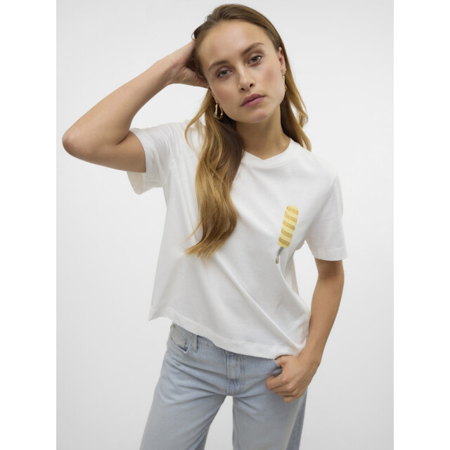 Vero Moda vmberta mette ss top box jrs 10328168 ice cream 06011.112.0149 large
